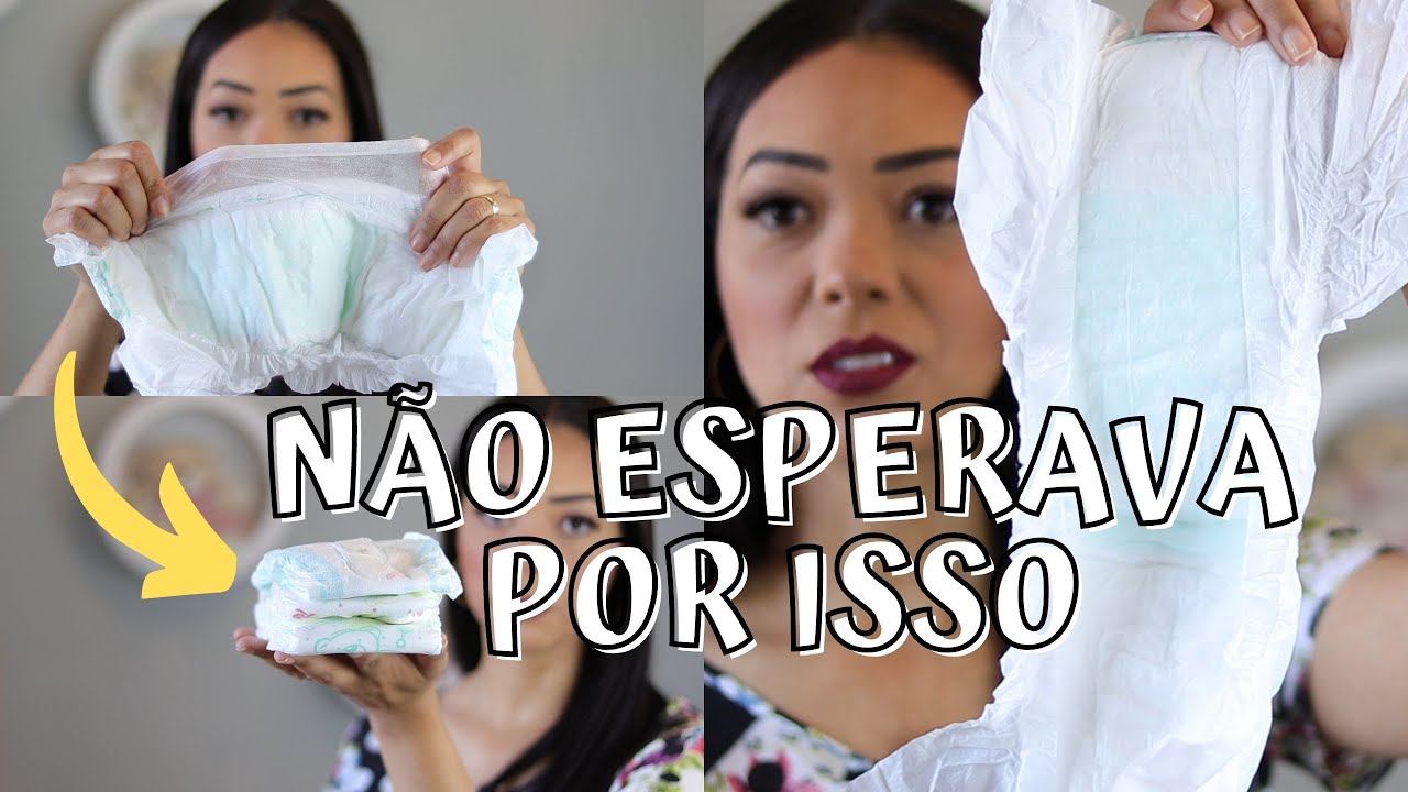 TESTEI A FRALDA MAIS BARATA. SERÁ QUE É BOA? - YouTube