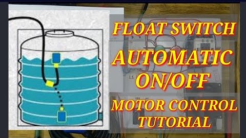 Float Switch Automatic ON/OFF Water Pump Motor Control Circuit  Tutorial ( #13) pinoy teknisyan