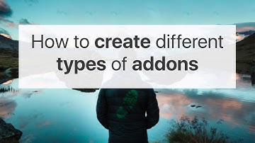 TrekkSoft | How to create different addons