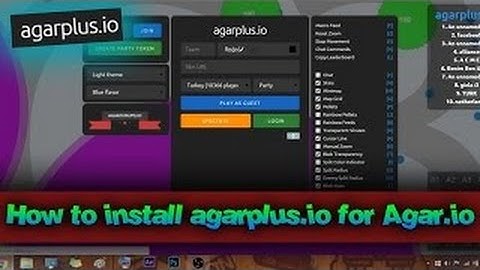 HOW TO GET AGARPLUS// Agar.io extension