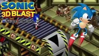 Panic Puppet Zone (Act 2) (Saturn) - Sonic 3D Blast Slowed Down