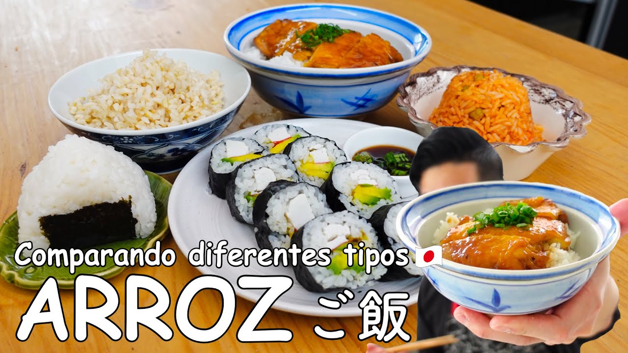 Cómo preparar diferentes tipos de ARROZ | Gohan, Sushi, Arroz Rojo, Onigiri | Cocina japonesa