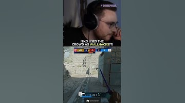 NIKO USES THE  CROWD AS WALLHACKS??! #ohnepixel #ohne #csgo #cs2 #counterstrike #csgoskins