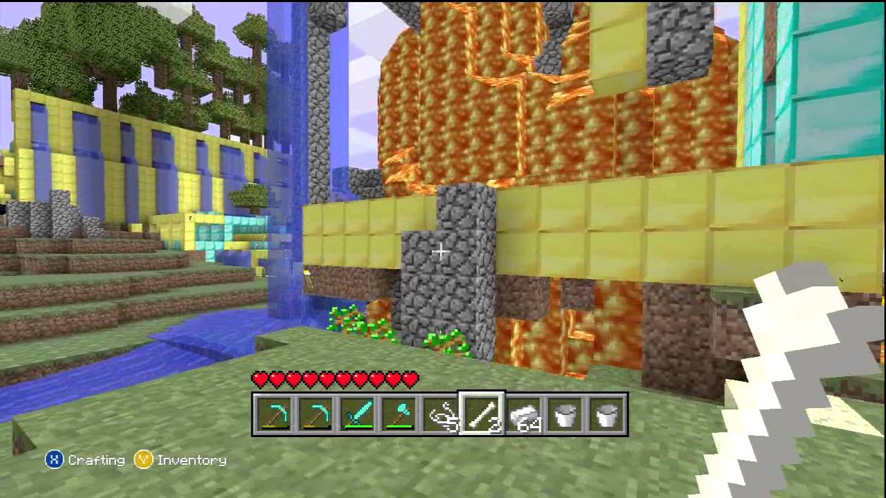Minecraft Xbox 360 Edition Diamond House Special !!! YouTube