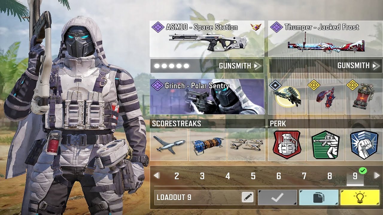 ASM10 Space Station Gameplay with Grinch Polar Sentry Call of Duty Mobile