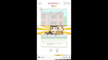 BRAIN OUT DETECTIVE - FALLING OBJECT  - SOLUTION OR WALKTHROUGH GAMEPLAY - GAME TIPS