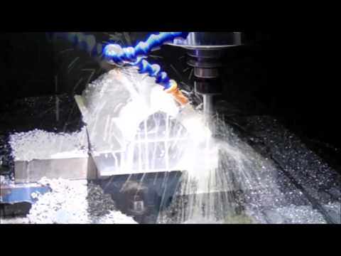 CNC cutting a first order stormtrooper leg mould by fnarmour.com