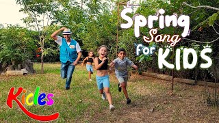 Spring Song For Kids 🌸🌷 - صار وقت فصل الربيع 🌞 - أغنية للأطفال - Kicles Songs 🌼