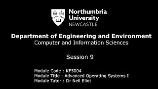 KF5004 - Session 9