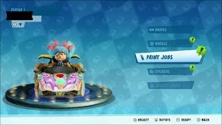 Crash Team Racing Nitro-Fueled Megumi Bandicoots Idle Animations