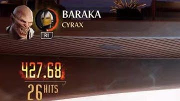 Mortal Kombat 1|Baraka meterless 42% combo