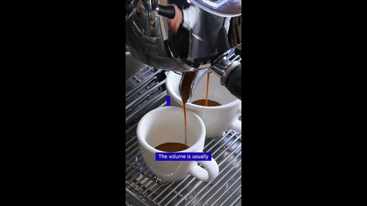 Single Espresso Shot Explained In The Specialty Cafe Barista Recipe Technique 