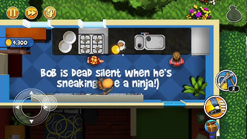 Robbery Bob - Chapter 1 - Suburbs - Level 5 - Making Noise