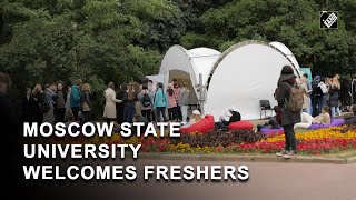 Moscow state university celebrates Fresher’s Day
