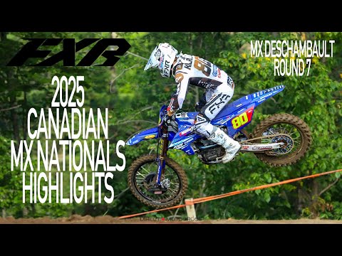 2025 Canadian Motocross Nationals Highlights MX Deschambault Round 7 FXR