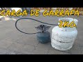 COMO CARGAR UNA GARRAFITA DE 2KG DE GAS DE CAMPING