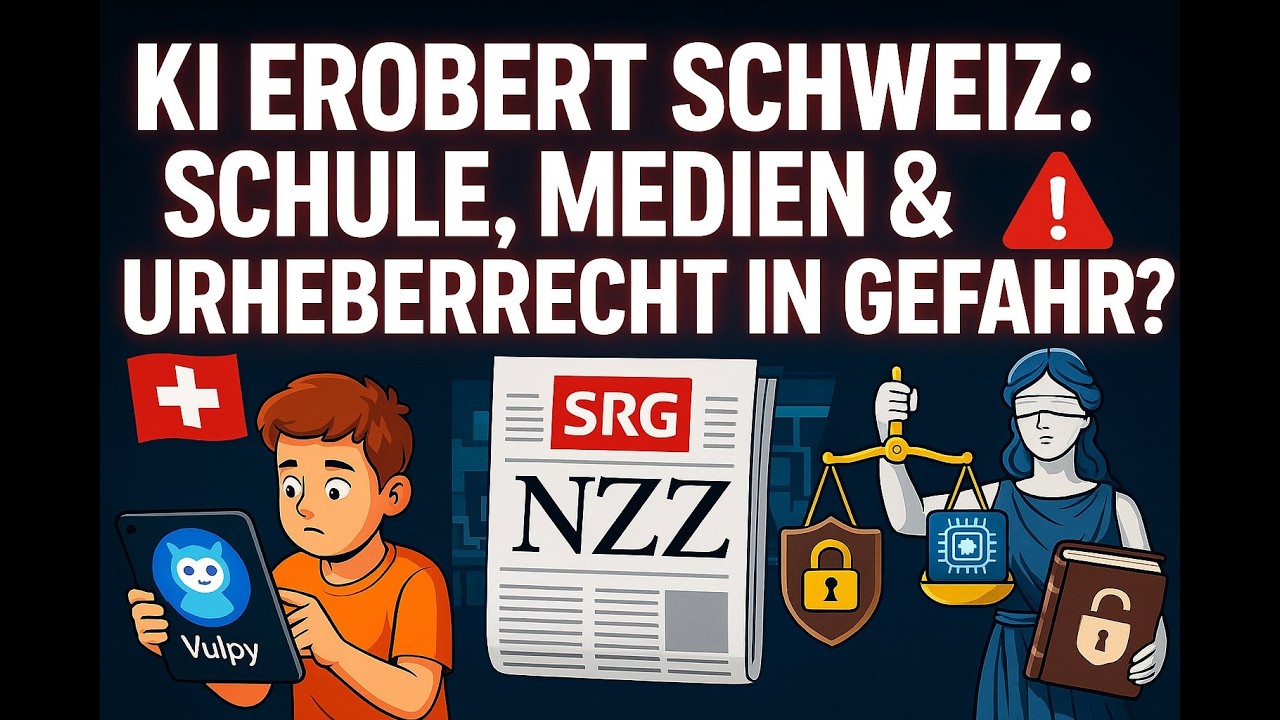 KI in Schweizer Schulen & Medien: VulpyNachhilfe, SRG, NZZ, TX Group & UrheberrechtKI | News & Know