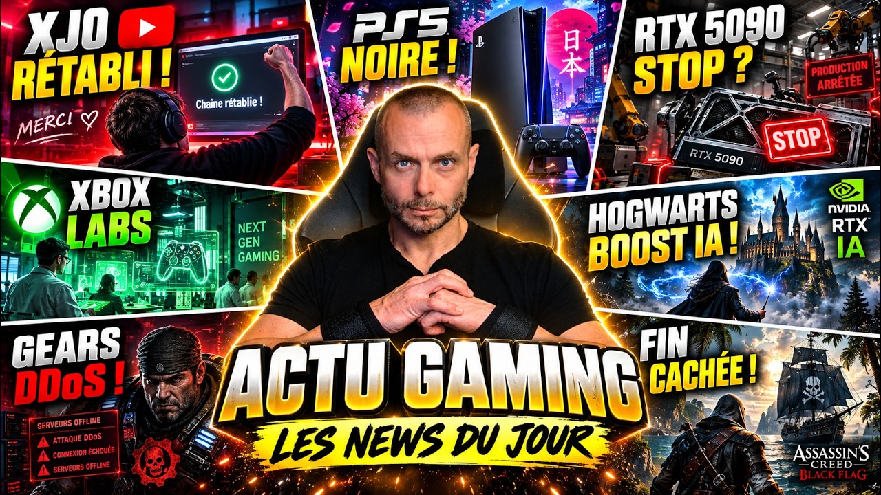 🔥ACTU GAMING DU JOUR (14 Octobre): GOD OF WAR à 150€ SANS JEU ! XBOX change tout, NVIDIA inquiète !