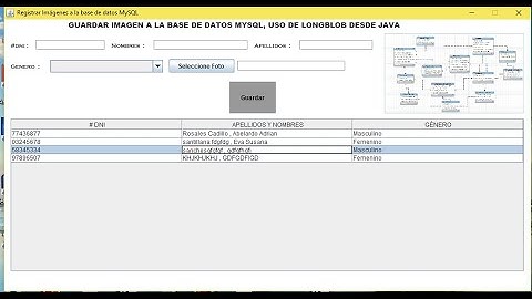 REGISTRAR IMÁGENES EN BASE DE DATOS MYSQL DESDE JAVA(PARTE FINAL)