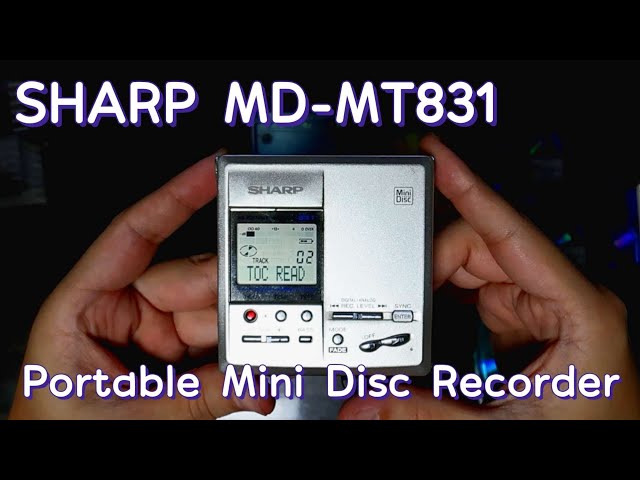 추억돋는 샤프 MD-MT831 MD레코더 잘 작동될까? #SHARP portable mini