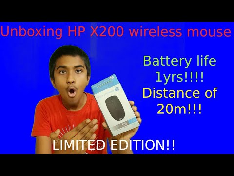 HP X200 Wireless Mouse Unboxing | Limited edition | by Tech guru