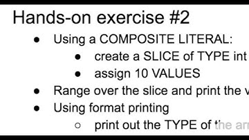 Slice Composite Literal - Hands-on Exercise