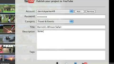 iMovie09: C03 Publish to YouTube CC