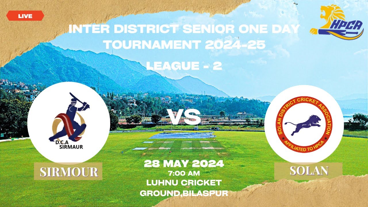 HPCA INTER DISTRICT SENIOR ONE DAY