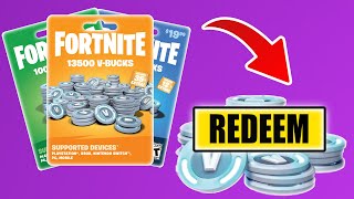 How To Redeem A V-Bucks Gift Card 2026