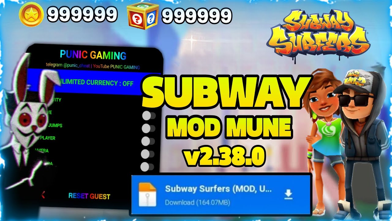 Subway Surf mod menu 2.38.0😲Como baixar subway surf mod atualizado🔥🎿 