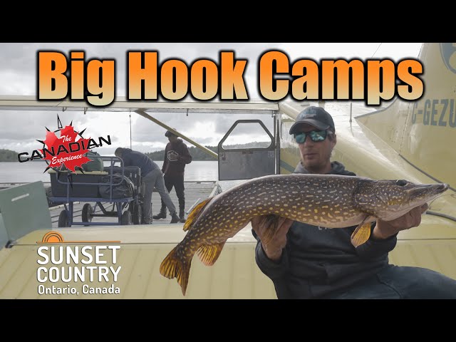 Remote Fly-In Pike & Walleye Fishing - Big Hook Camps Central Lake! 