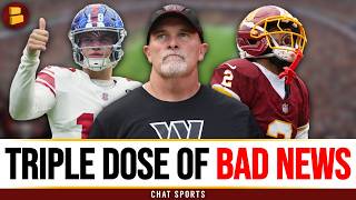 The Washington Commanders Just Got A TRIPLE DOSE OF BAD NEWS + 1 Bit Of Good News Before Week 8