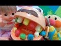 メルちゃん　アンパンマン　おもちゃ　歯医者さんごっこ　病院ごっこ　Play Doh Doctor DRILL'N FILL♡ぴよこおねえさん♡