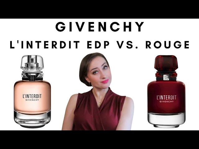 GIVENCHY L'INTERDIT ROUGE REVIEW & COMPARISON 