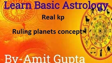 Ruling planets concept