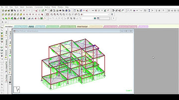 STAAD Pro V8i SELECTseries 6   Loadings for Beam and Column Part 2