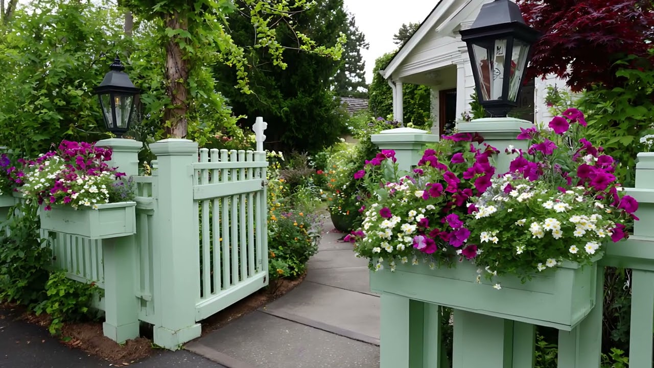 Transform Your Home: 17 Stunning Small Front Garden Entryway Ideas with Rustic Gates & Arches