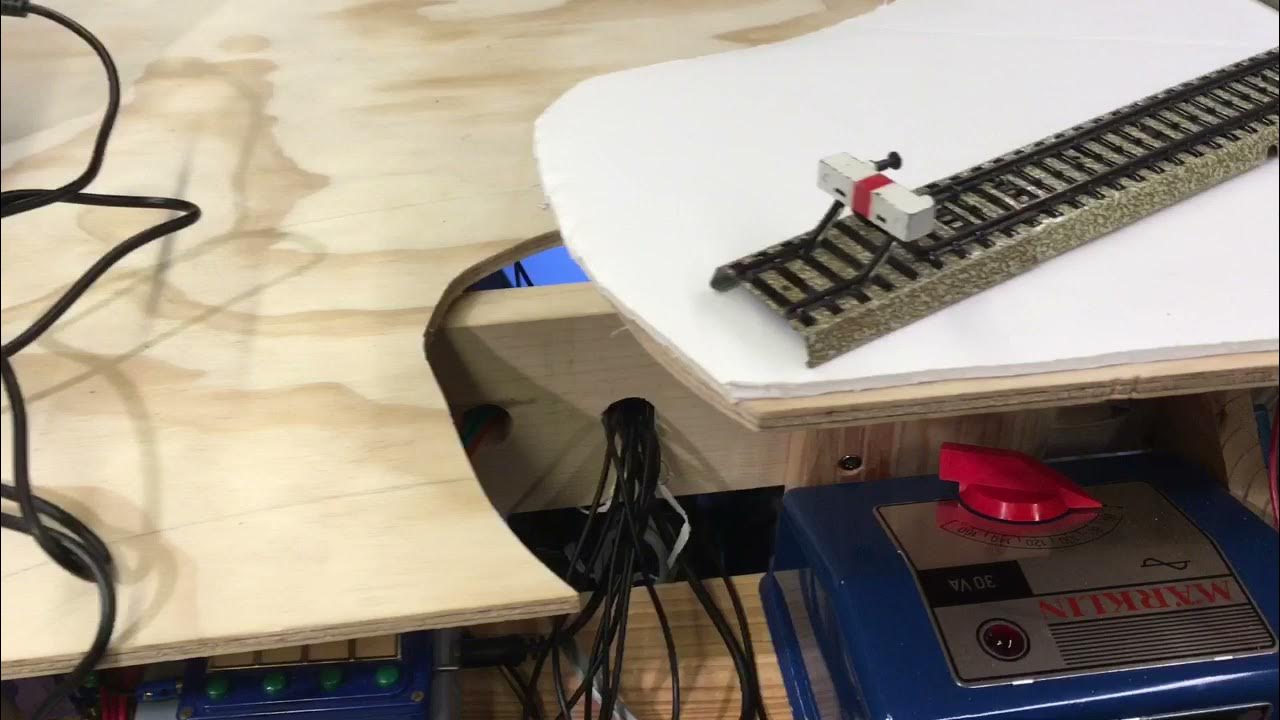 Marklin M track layout bay shoreline progress - YouTube