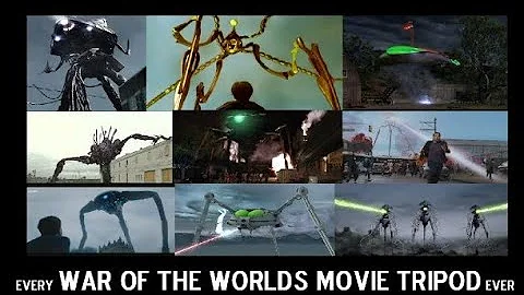Every "War of the Worlds" Tripod Ever ! TV and a Movie Adaptations HG Wells 2023 Updated