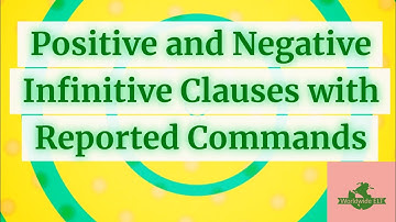 Positive and Negative Infinitives with Reported Commands (Unit 7T, Level A2)