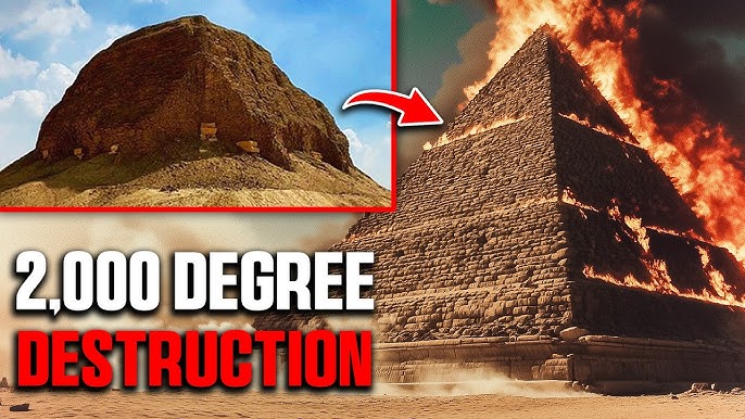 Egyptologist Discover BURNED and MELTED Pyramid in EGYPT