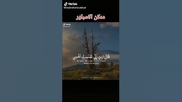 {قَالَ رَبِّ إِنِّي ظَلَمْتُ نَفْسِي}بصوت القارئ/ياسر الدوسري