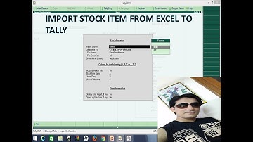EXCEL TO TALLY FREE TDL STOCK ITEM IMPORT IN TALLY TDL | TALLY FOR GST