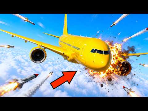 Plane Is Accidentally Shot Down By Military Truck And The Pilot Makes An Emergency Landing | GTA 5