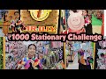 1000 rs stationery shopping challengesaanvis wonderland