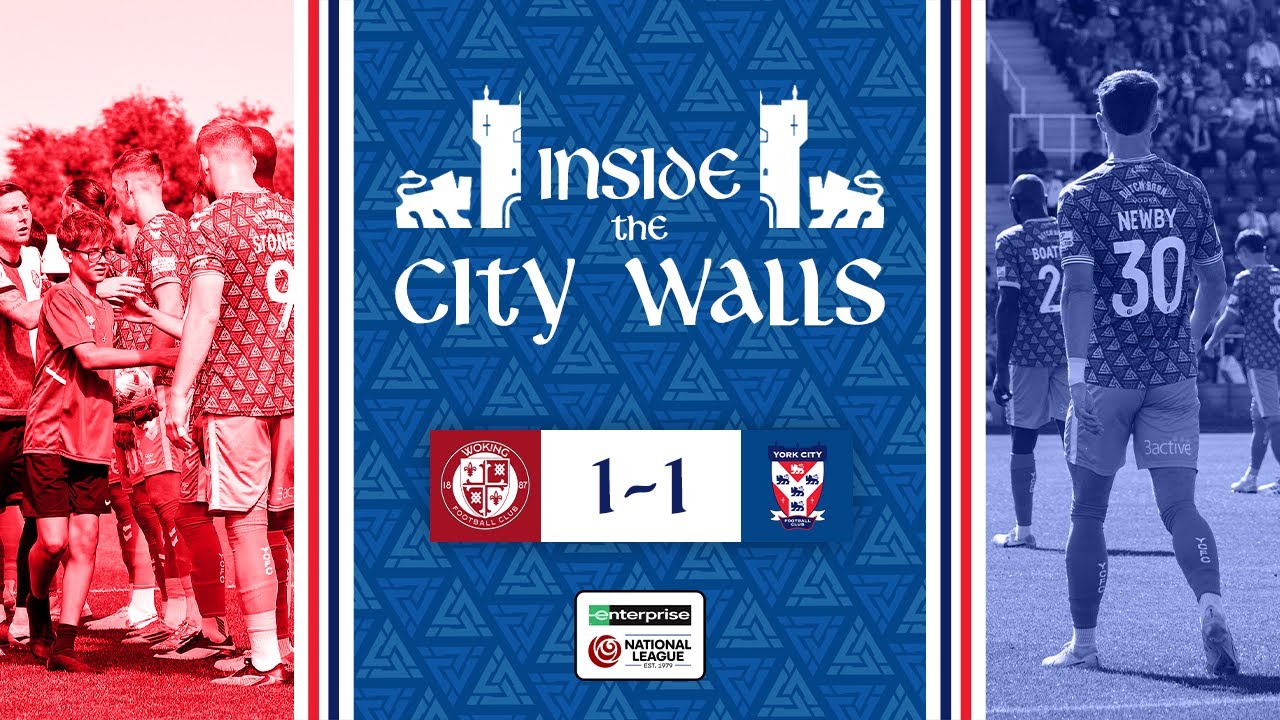 📹 Inside The City Walls | Woking 1-1 York City | 2025/26