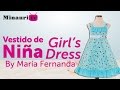 👗 Coser Vestido Niña con volantes, sencillo y patrón gratis- Girl Dress- Vestito Bambina- Robe Fille