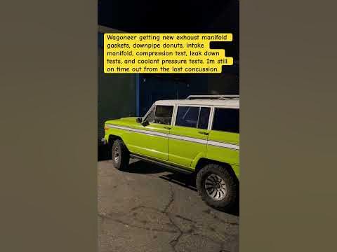 Dropping restomod wagoneer off at Nevada city auto for exhaust and