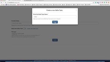 Kafka Topic Creation