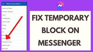Blocked on Messenger: How to Fix Temporary Block on Messenger